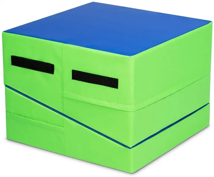 Practice Exercise cheese folding  gym skill Gymnastics Tumbling Wedge Shape ramp Incline Mat