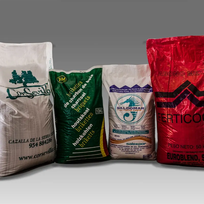 Bolsas de polilropileno impresas sacos polilpropileno 50 кг Sacos polropileno