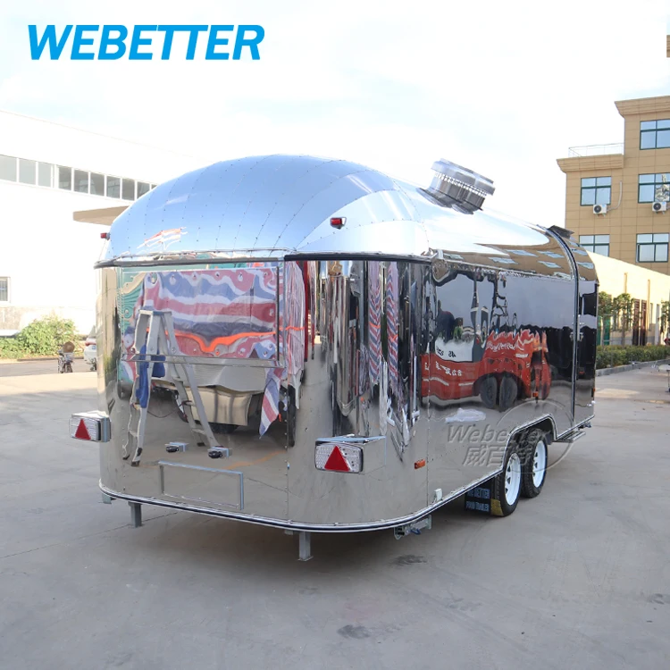 WEBETTER Catering Remorque Foodtruck Mobile Pizza Fast Food Trailer Coffee Shop Food Truck Food caravan With Kitchen for Sale