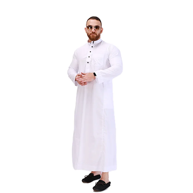 Custom Turkey Abaya Caftan Arab Dubai Kaftan Robe Long Length Islamic Lightweight Men Jubbah