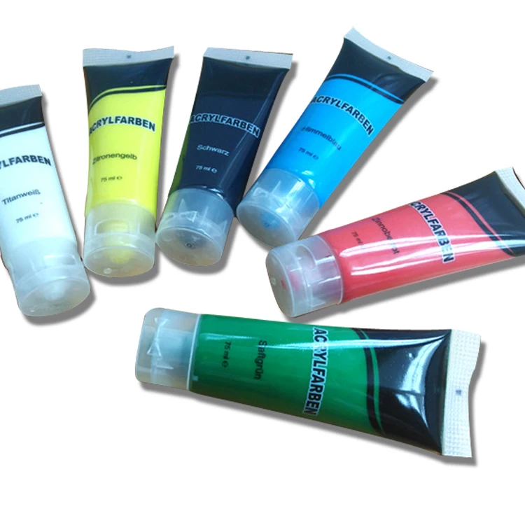 Art Supplies Craft 12 Colors Rich Pigments Artist Acrylic Paint For Diy Painting Canvas