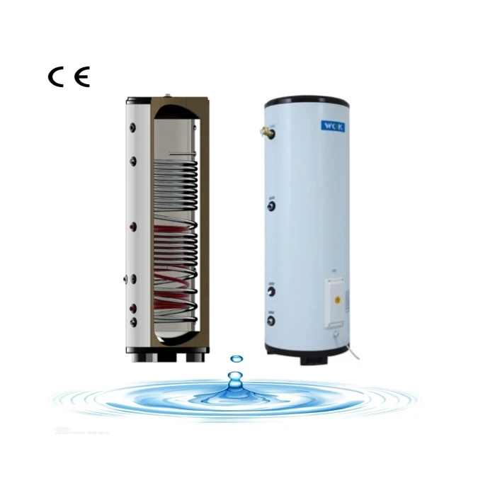Wholesale home use single coil or two coil 100 L  200L  300L  500L  air source duplex2205 heat pump hot water storage tank