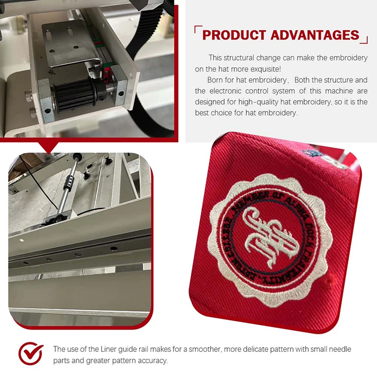 KQM high quality 24h after-sale service 12/15 needles speed 1200rpm flat professional 4 head  Embroidery machine