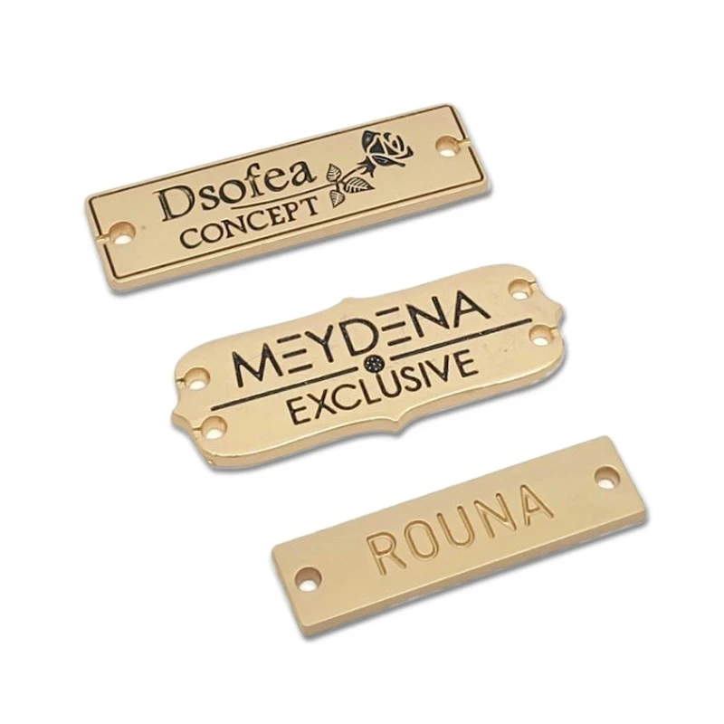 Brand New Lapel Pin Hard Enamel Custom Size Label Clothing Handbag Zinc Alloy Name Badge Metal Logo Tag