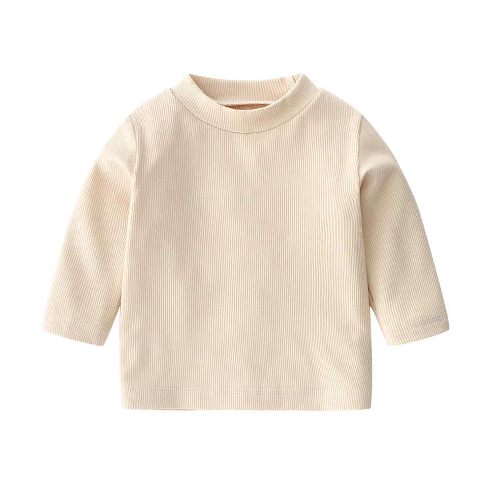 Оптовая продажа, новинка весны 2020, стильный Повседневный пуловер, детская одежда, детская одежда, футболка с длинным рукавом для маленьких девочек