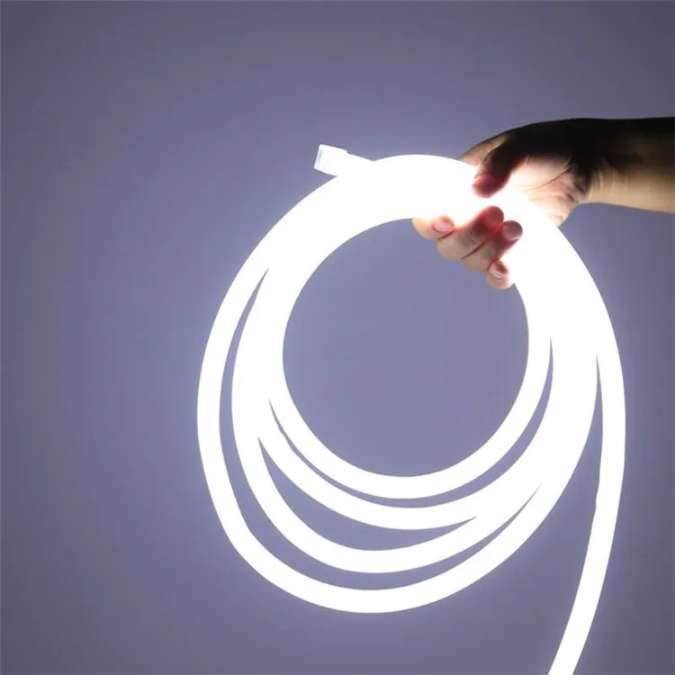 120 LED soft rope tube DIY logo holiday decoration Outdoor Dmx RGB RGBW Dmx Disco flexible 8*16mm flex led neon light