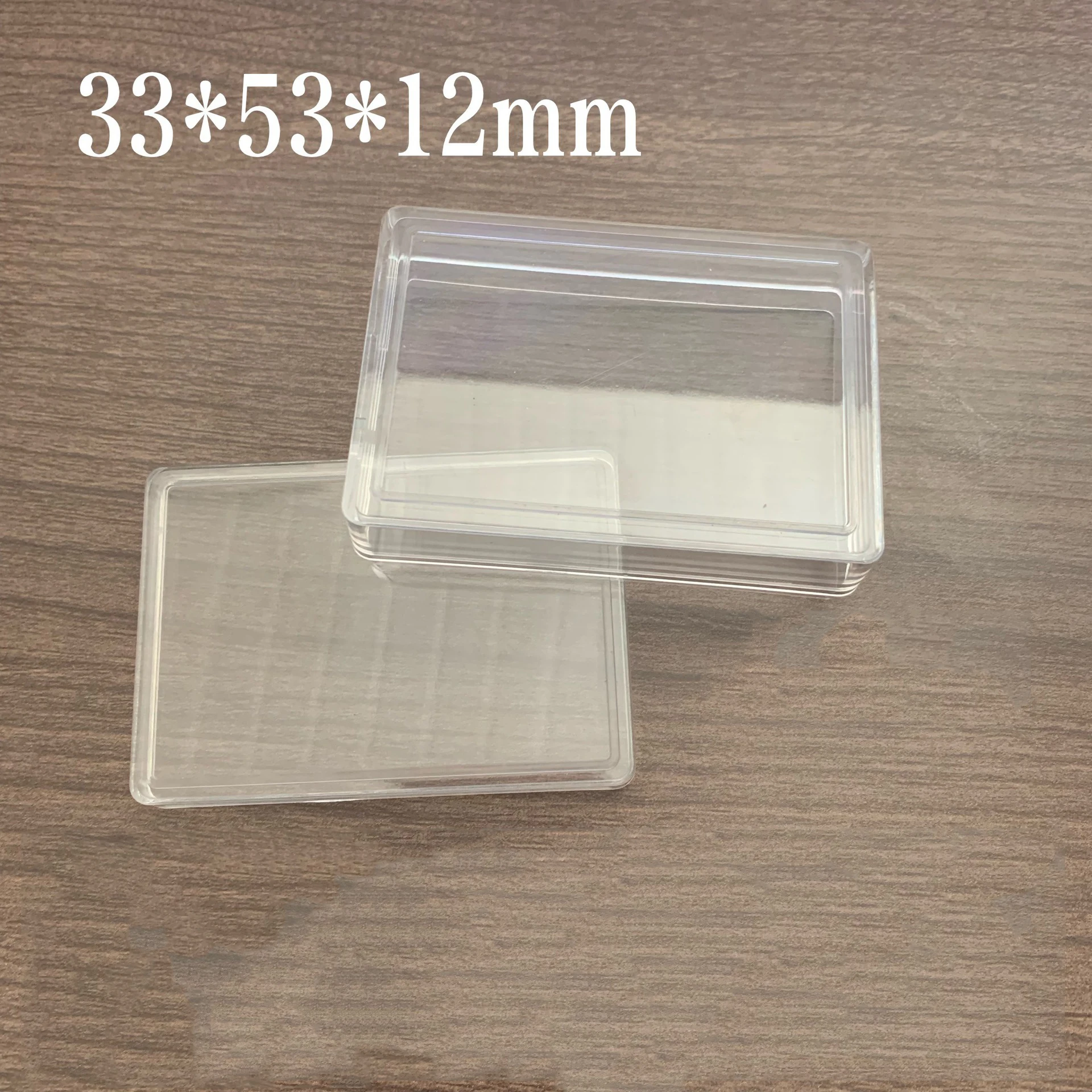 In Stock High Quality Transparent Rectangle Clear Acrylic Gold Silver Bar Case Slab Coin Capsules for Coin Silver Bar Collection