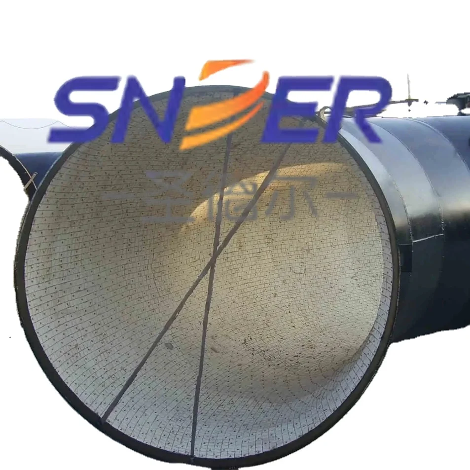 8-30H Wear Resistant Alumina Ceramic Liner for Pipeline (92% 95% Al2O3)