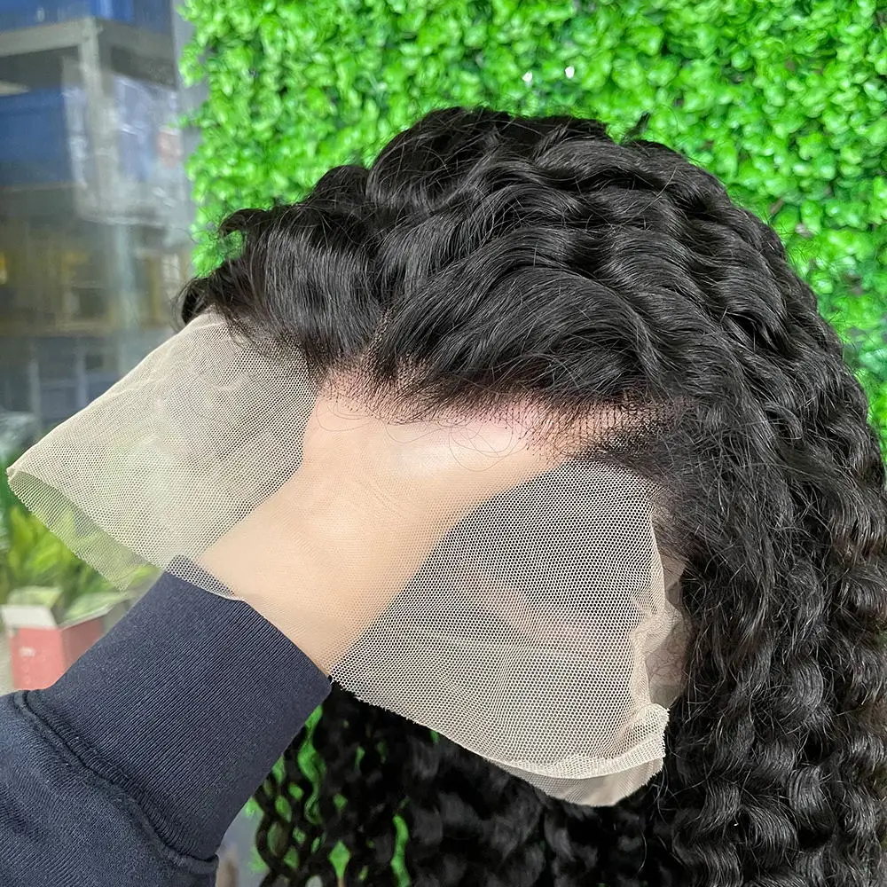 Hight Quality Brazilian Hair Swiss Lace wig,Virgin Human Hair Full Lace Wig for black Women,10-40 Inch Long wig vendor