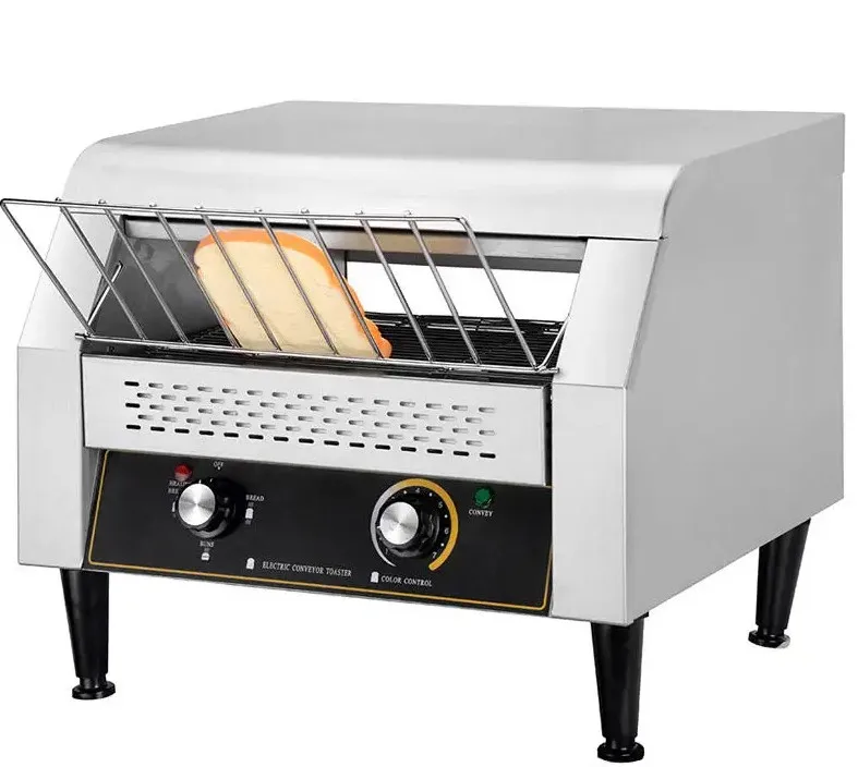 Stainless Steel Kitchen Equipment Conveyor Toaster-electric Bun Bread Conveyor Toaster For Hotel
