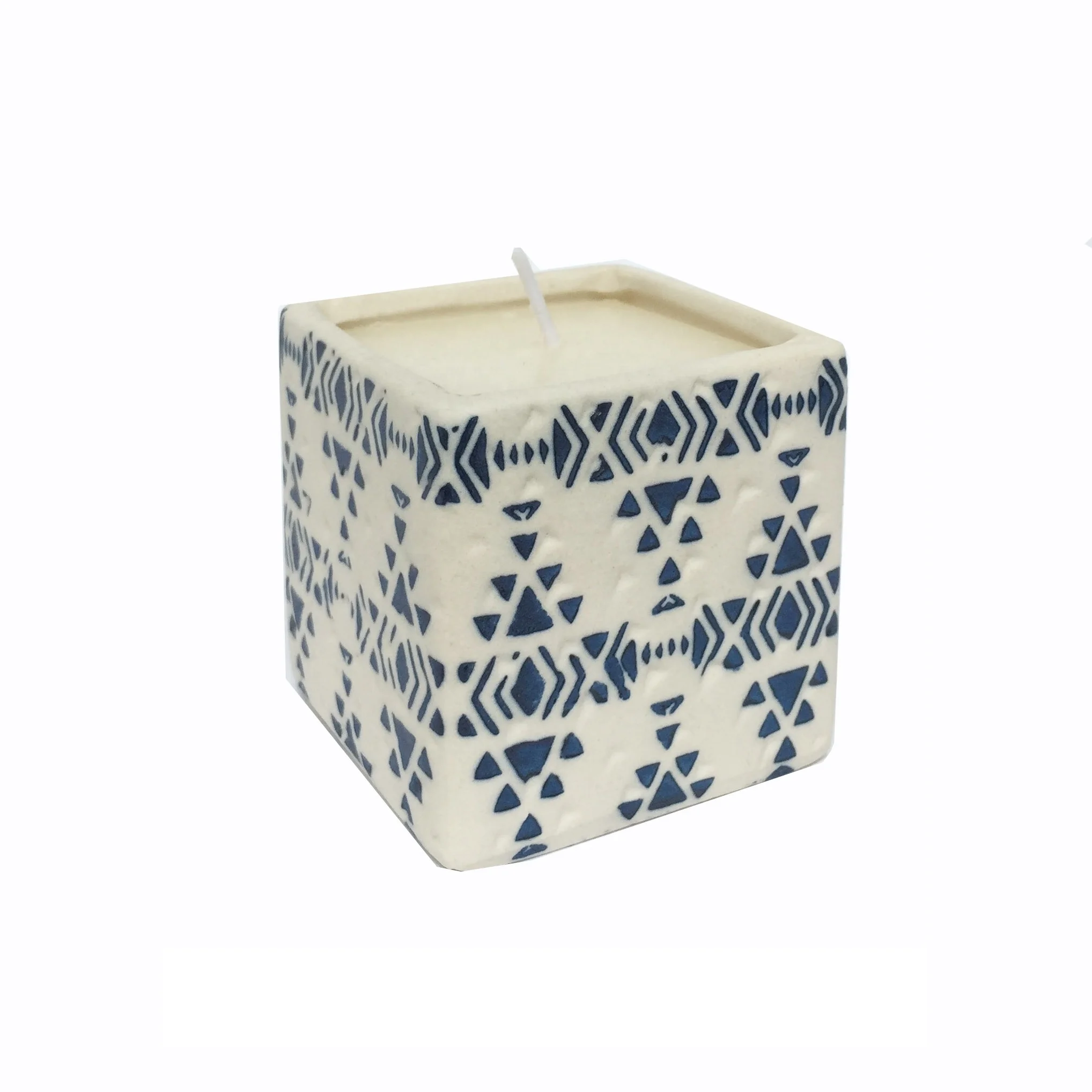 
Custom ceramic square scented candle holders 