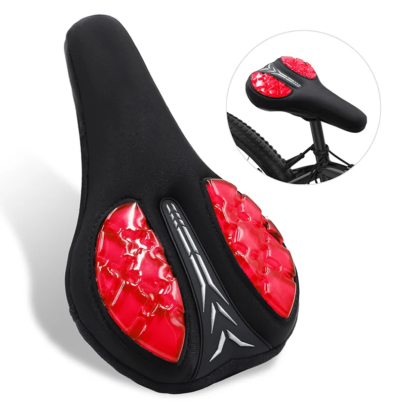 Custom Soothing Shock Absorption Bicycle Saddle Children Red Bicycle Saddle