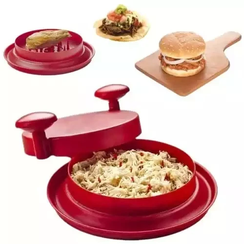 Meat Shredder For Pulled Pork Beef Chicken Shredder Kitchen Round Meat Shred Tool with Handle