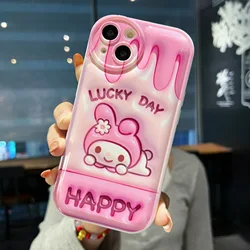 Internet celebrity cute cartoon animal bubble phone case New all-inclusive anti-fall phone case