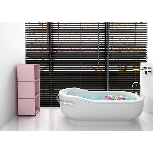 
Plastic storage cabinet DIY movable wardrobe storage cabinet for family use 