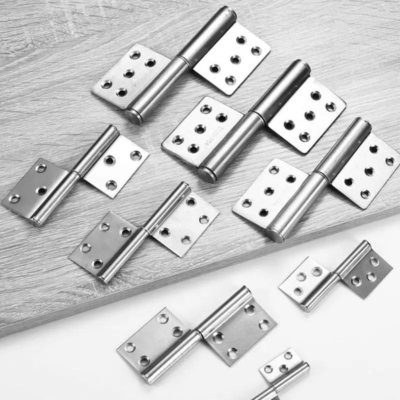 Multi-Scenario Application Glass Door Hinges Long-Term Use Stainless Steel Door Hinge Silent Effect Wooden Door Hinge