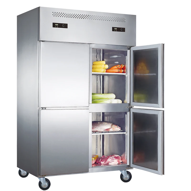 Commercial Refrigerator Showcase/Air Cooling Vertical Freezer/hotel Restaurant Kitchen Refrigerator