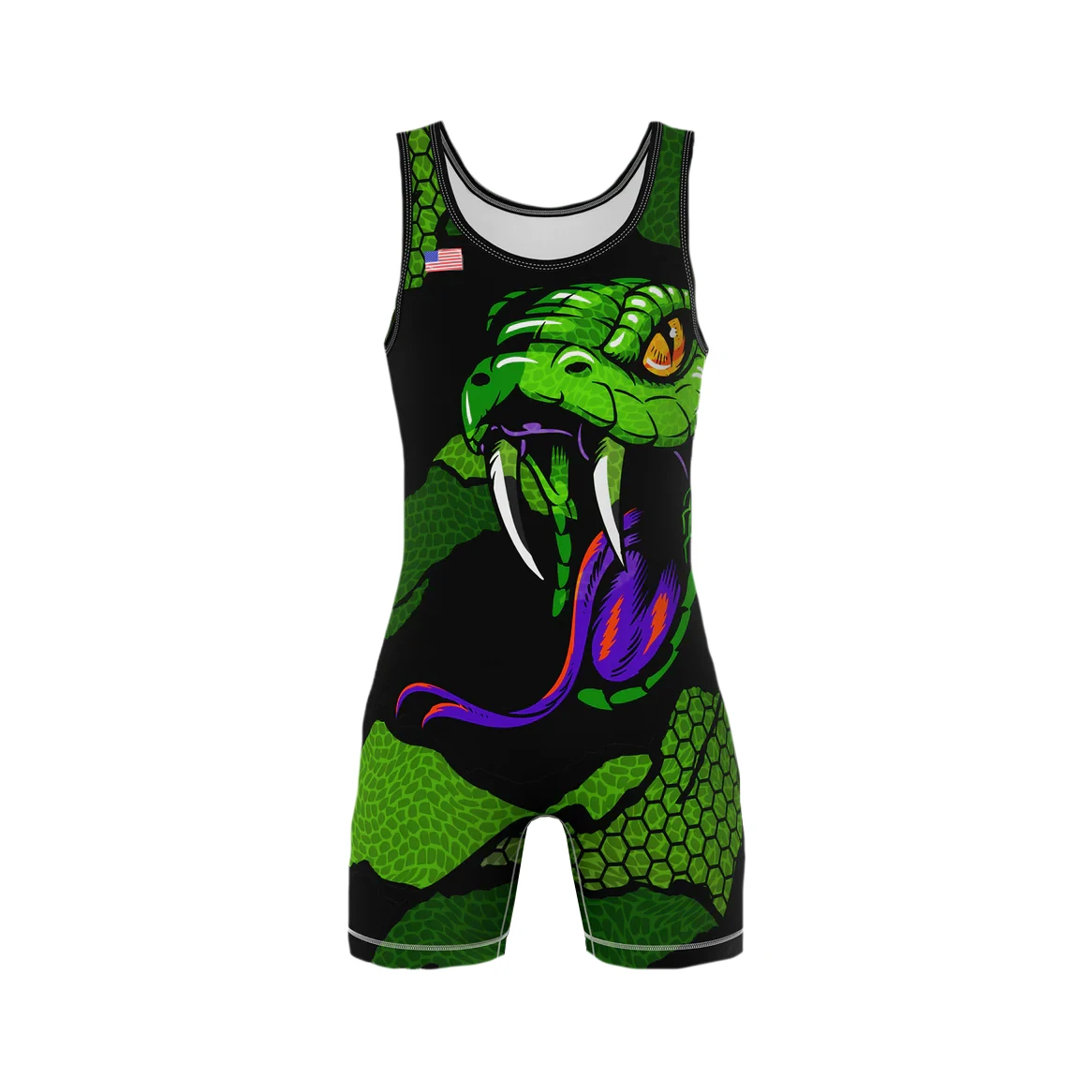 Custom Wholesale Men Quick Drying Polyester All Sublimated Wrestling Singlets