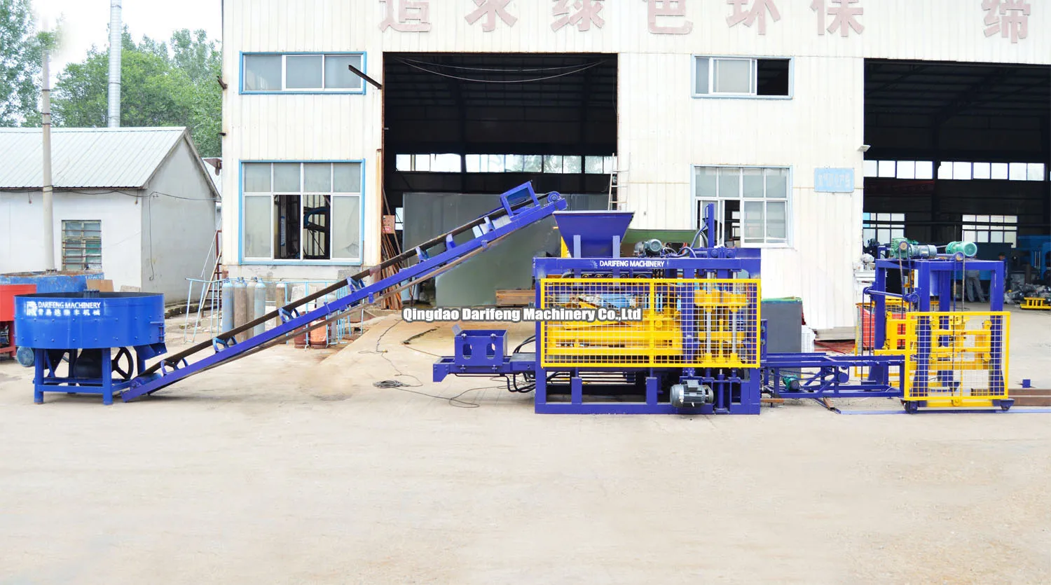 QT4-15 China Hydraulic Pressure Brick Making Machine Cement Brick Moulding Machinery Concrete Block Machine For Block Factory