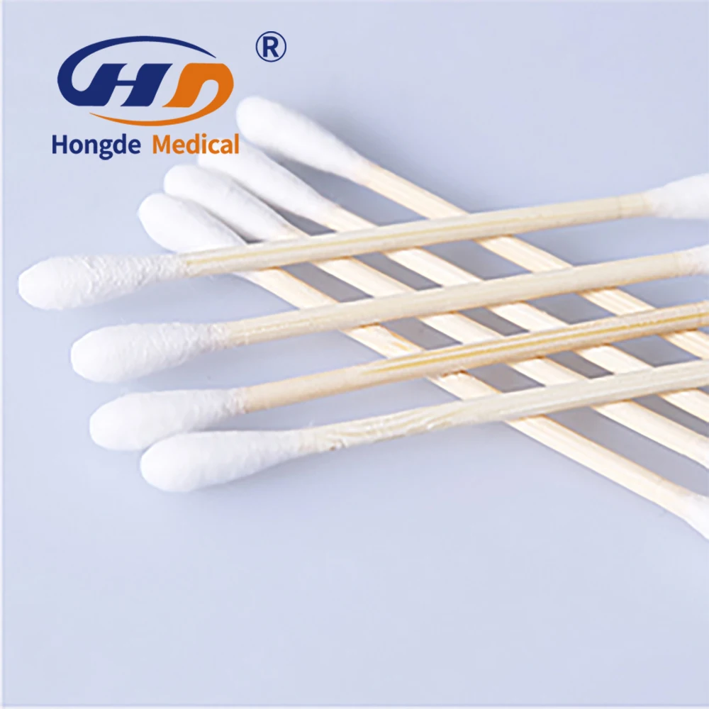 Soft Comfort Cotton Swabs for Everyday Use Sterile Buds Pink Double Round Head Large Customized Swabs Medical Cotton