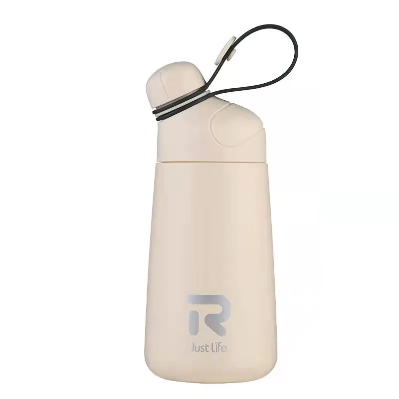 Student heat preservation cup female simple and fresh European style water cup ins wind high beauty Bobo mouth portable girl hea