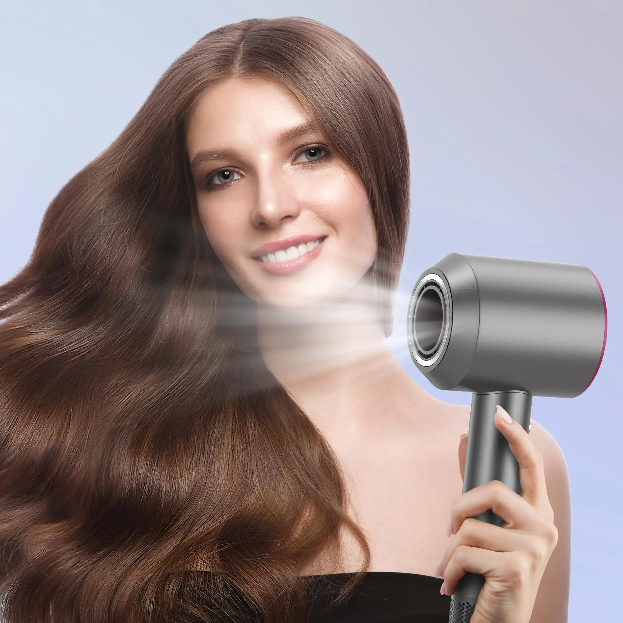 Wholesale Hollow Leafless Hairdryer Travel Household salon Hand Light Weight Low Noise Negative Ion Hair Dryer