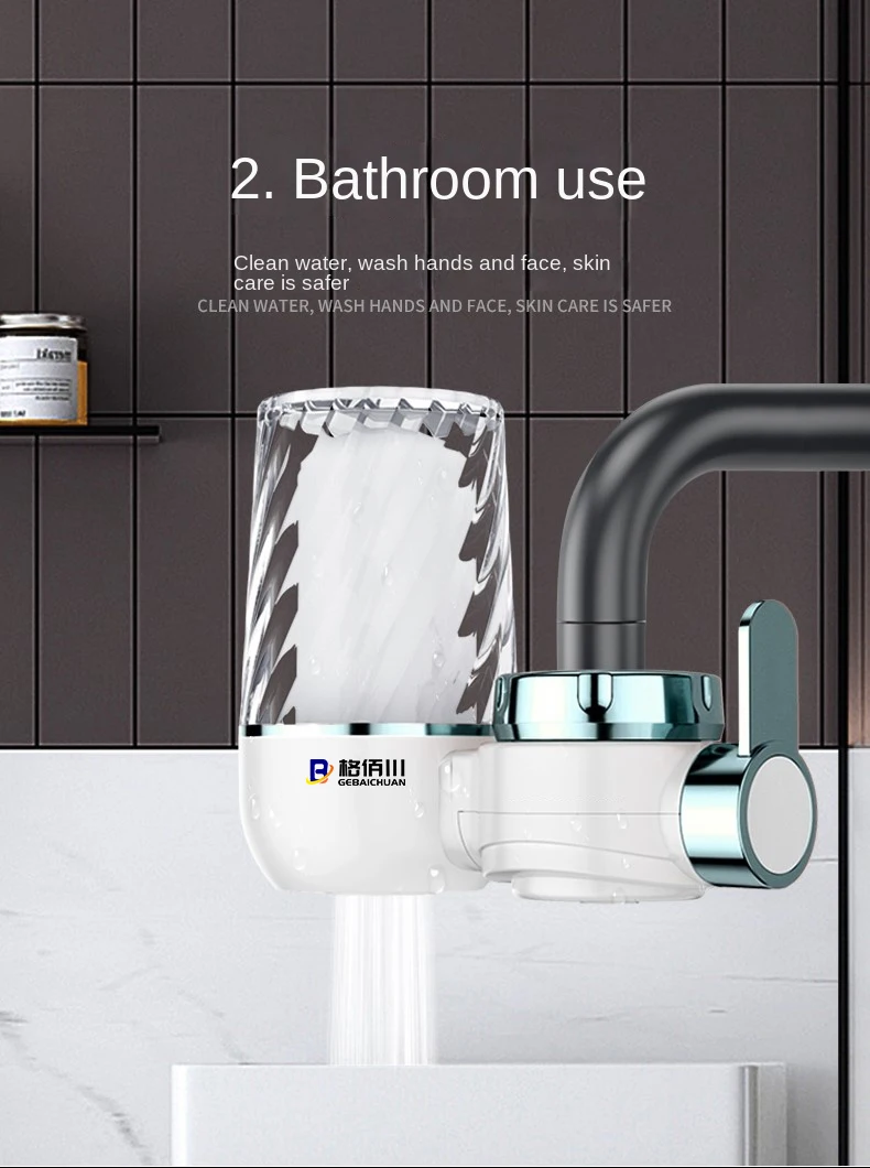 Environmental Household Water Supply Faucet Filter Purified Water Strainer Device Filter Nozzle Faucet Tap Water Purifier