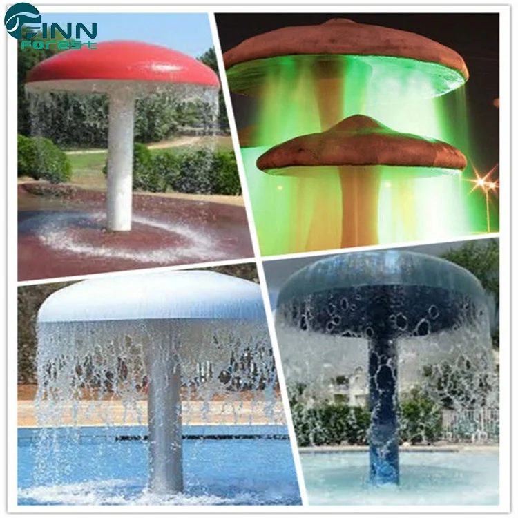  WATER FAERY acrylic or stainless steel water mushroom play equipment for kids