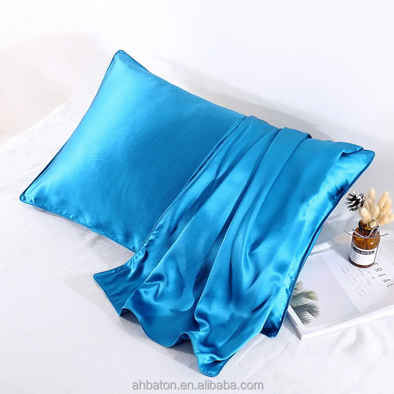 Jili Silk Solid Colour Luxury Styles Standard Size 19mm 100% Mulberry Silk Pillowcase For Home