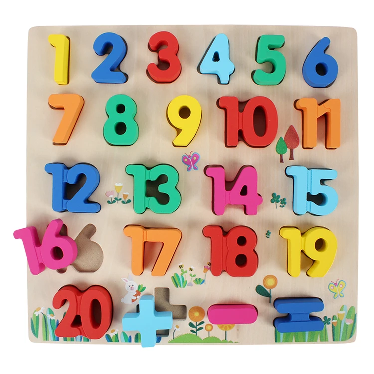 Wooden educational jigsaw puzzle 3d wooden puzzle toy