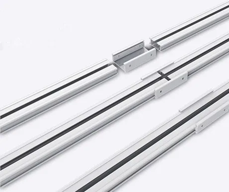 High Quality Super Thick Aluminum Alloy Motorized Curtain Track Customized Motorized Blind Track Rail with Smart Curtain Motor
