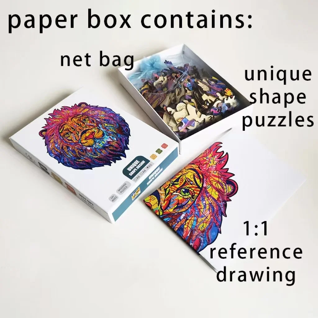 Factory Low Price Animal Sublimation Puzzle Blanks