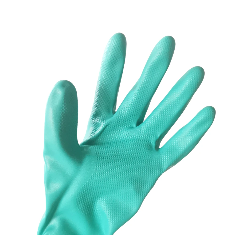 
85g Chemical Resistant Safety Factory Work Nitrile Gloves HUIAN 
