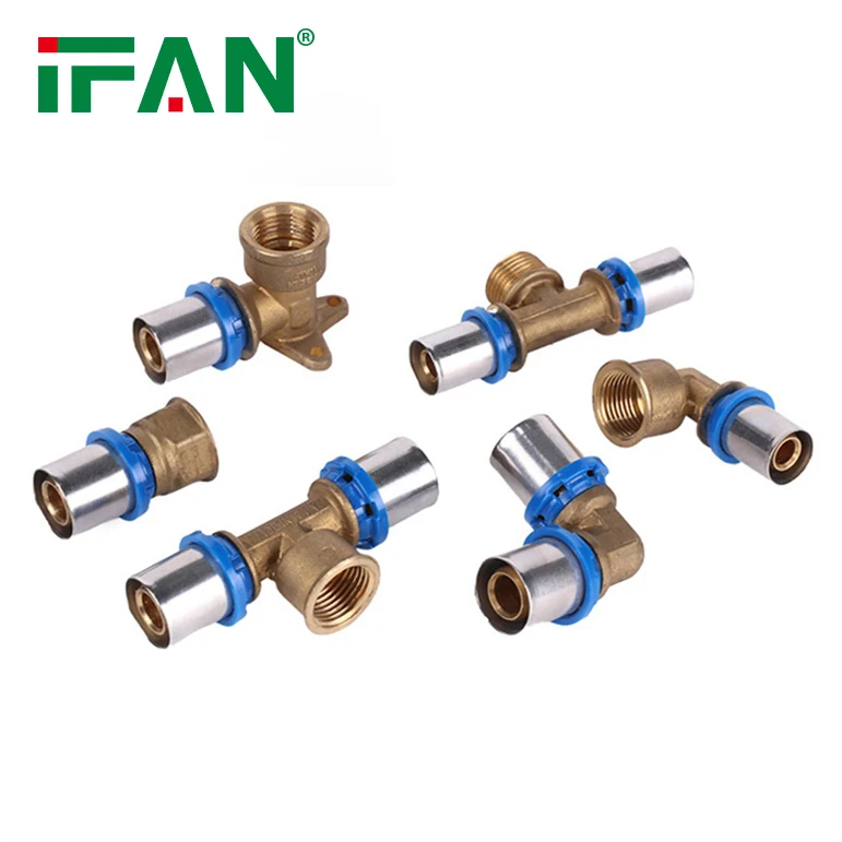 IFAN Free Sample Brass Fittings Multilayer Pipe Fittings PEX Al PEX Press Fitting