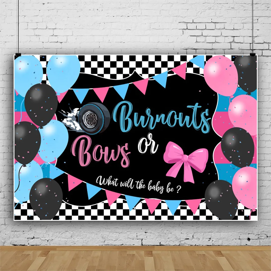 Baby Party Supplies Confetti Smoke Holi Power Cannon Boy or Girl Gender Reveal Poppers Football Bomb Games Plate Balloon Set