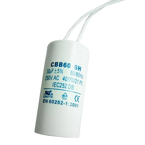 CBB60 Metallized Polypropylene Film Capacitor for  motor