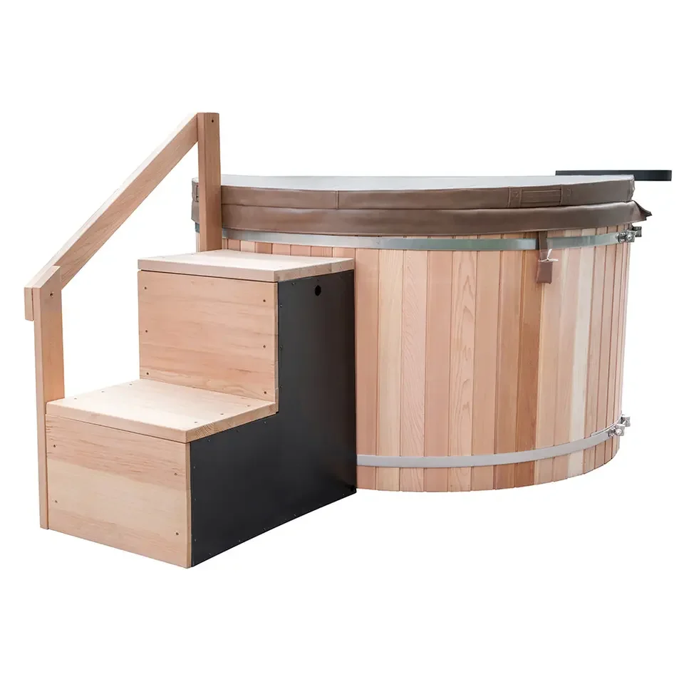 barrel hot tub
