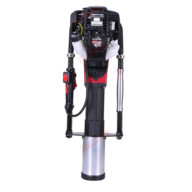 Manual  Installation Mini Screw Portable Petrol Gasoline Driver Post For Solar Project