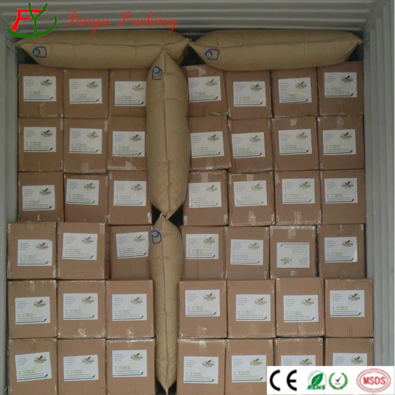 PP dunnage bag and pp paper dunnage bags  container airbag with fast vales also supply free   fast air pistol