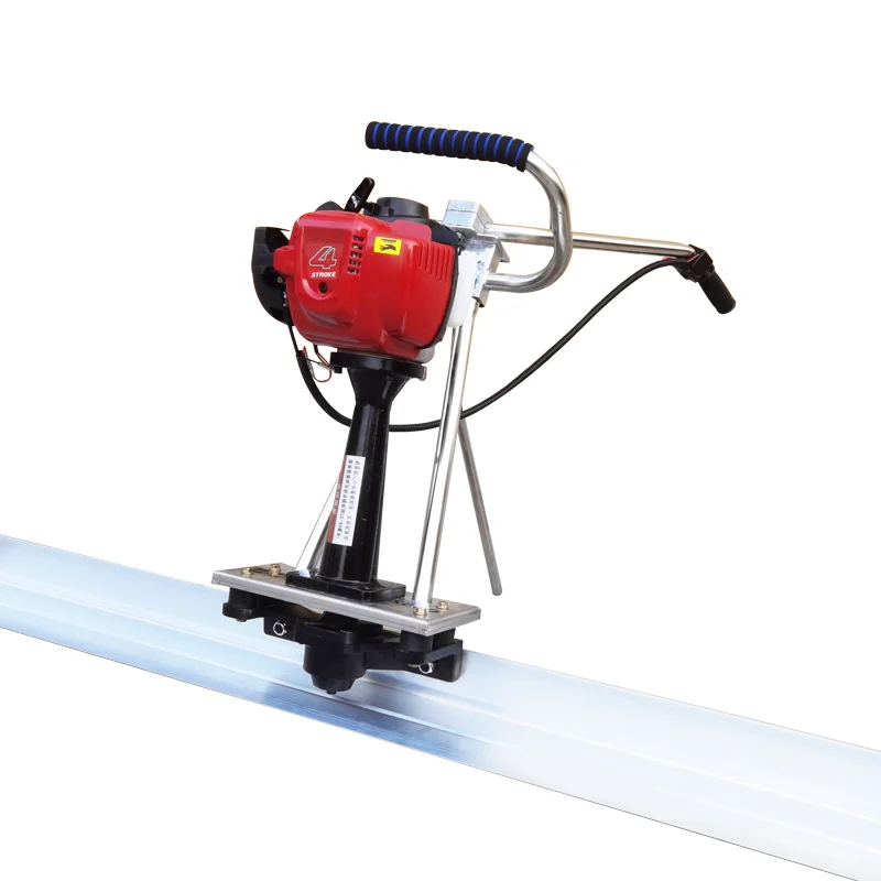 Вибрирующая линейка для выравнивания бетона машина бензинового покрытия плоская вибрационная