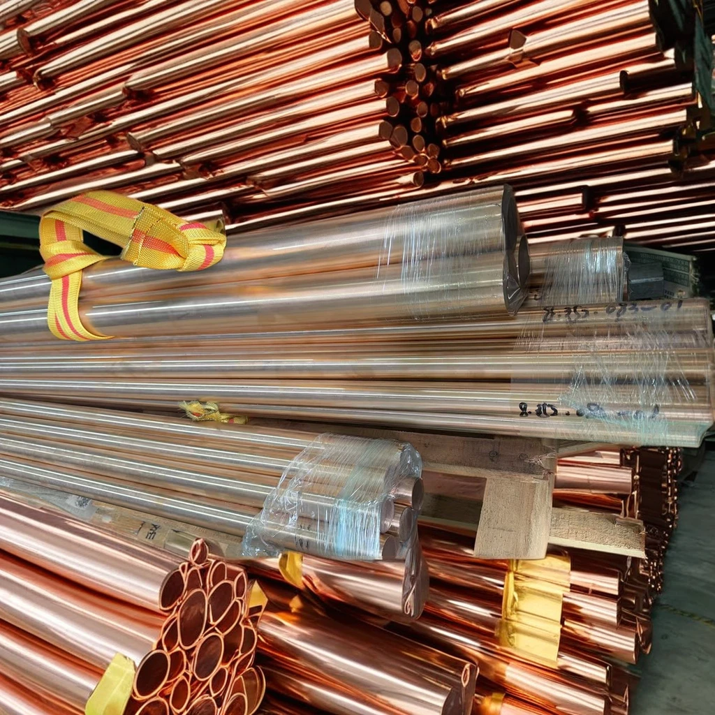 CuAl5 (Maker) Aluminium Bronze Rods 0.15mm-10mm Dia Brass Bar/Copper Bar Factory Price ASTM Standard Flat Pattern