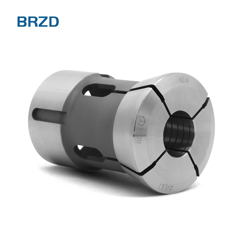 High-precision 0.01mm elastic spring steel hydraulic back-pull collet CNC lathe chuck