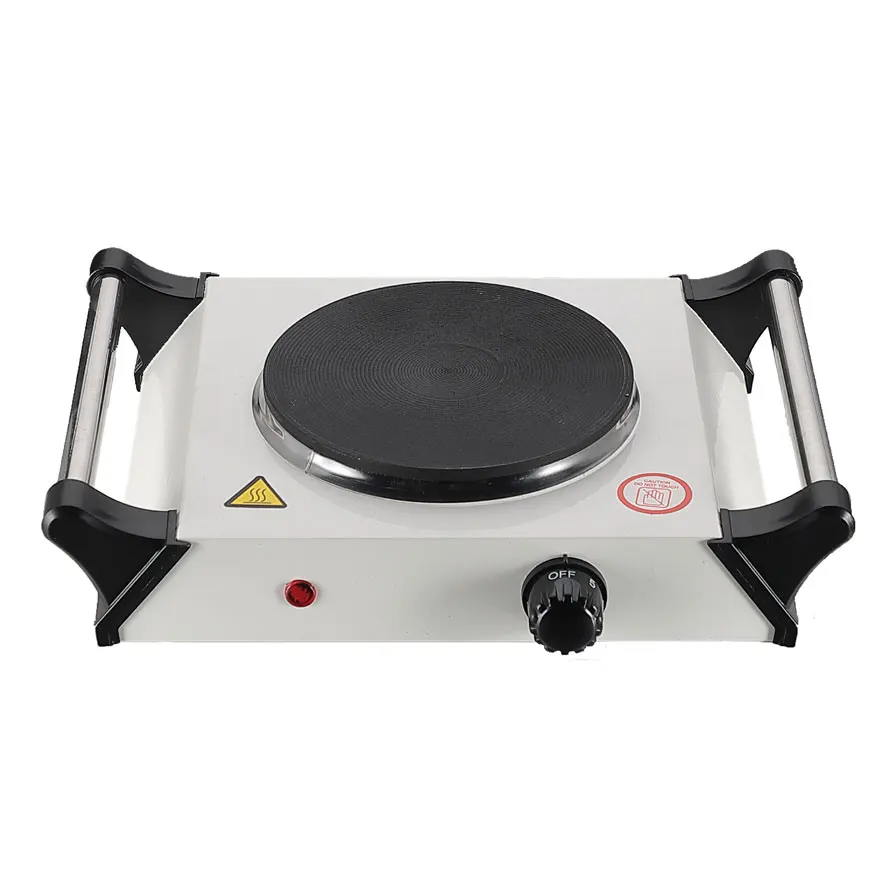 Single burner electric hot plate with solid hotplate