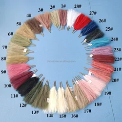 FCD1011  artificial flower decor blue pampas artificial flowers arch faux artifical pampas grass small