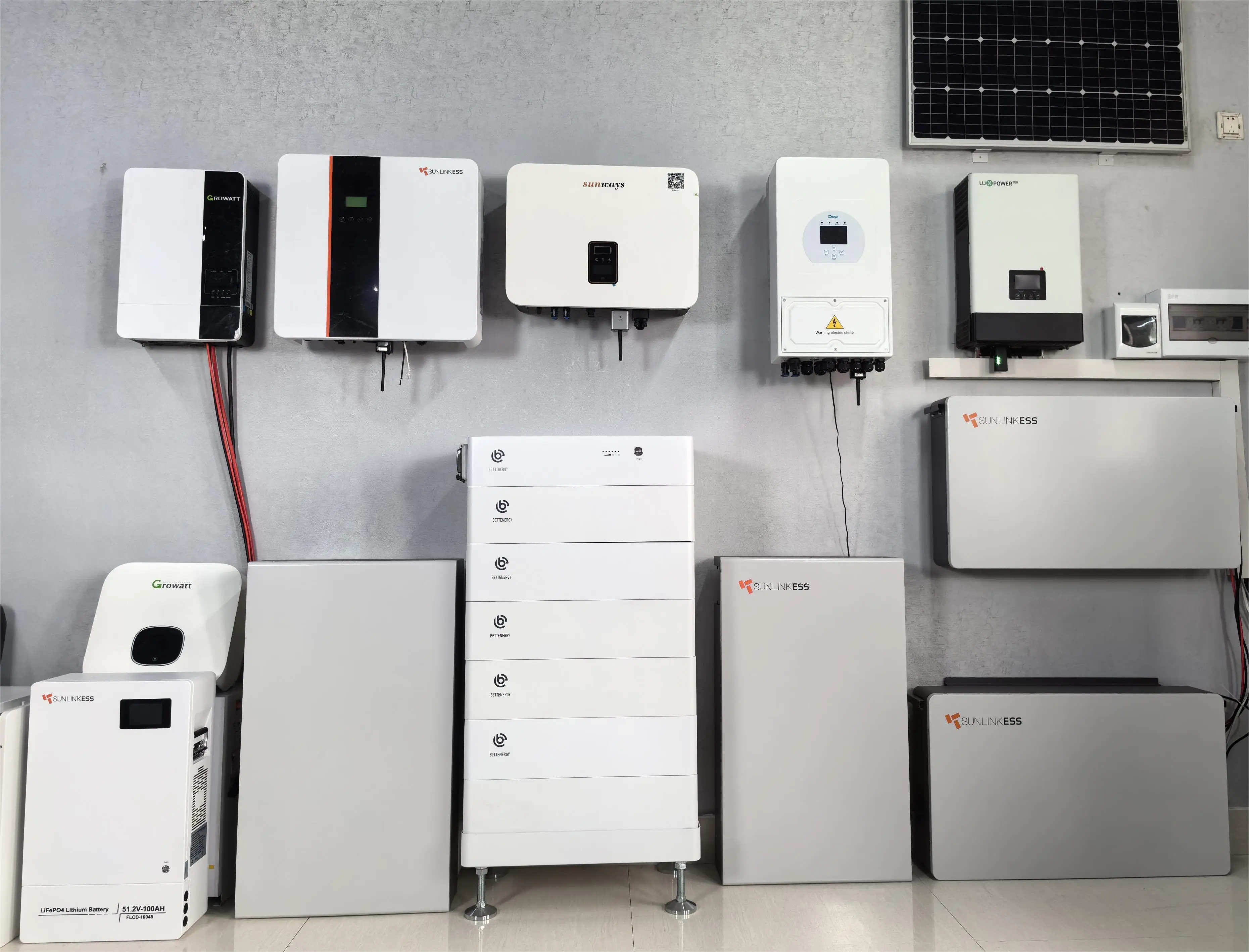 Sunlink ESS 14Kwh Lithium Ion Batteries Solar Battery Quote Back up Battery Power for Home