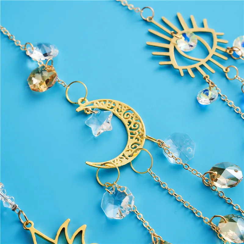 2022 Hot Sale JINGSHENG wholesale Suncatcher Octogon  K9 Glass Drop Crystal Prisms Pendant for  Accessories pendant gj-002