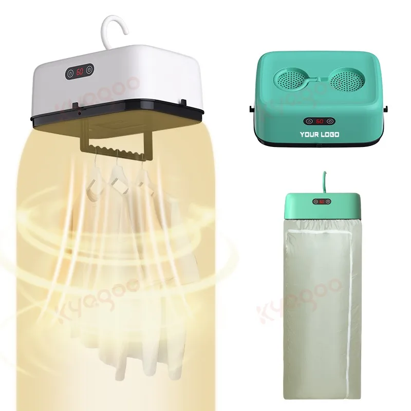 Small Compact Foldable Mini Dryer Machine Portable Clothes Dryer With Smart Timer for Travel, Apartment, RV, Dorm