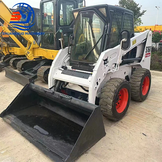 Used Mini Loader Bobcat S160 Skid Steer Wheel Loader Bobcat S130 S160 S450 In Stock Low Price For Sale