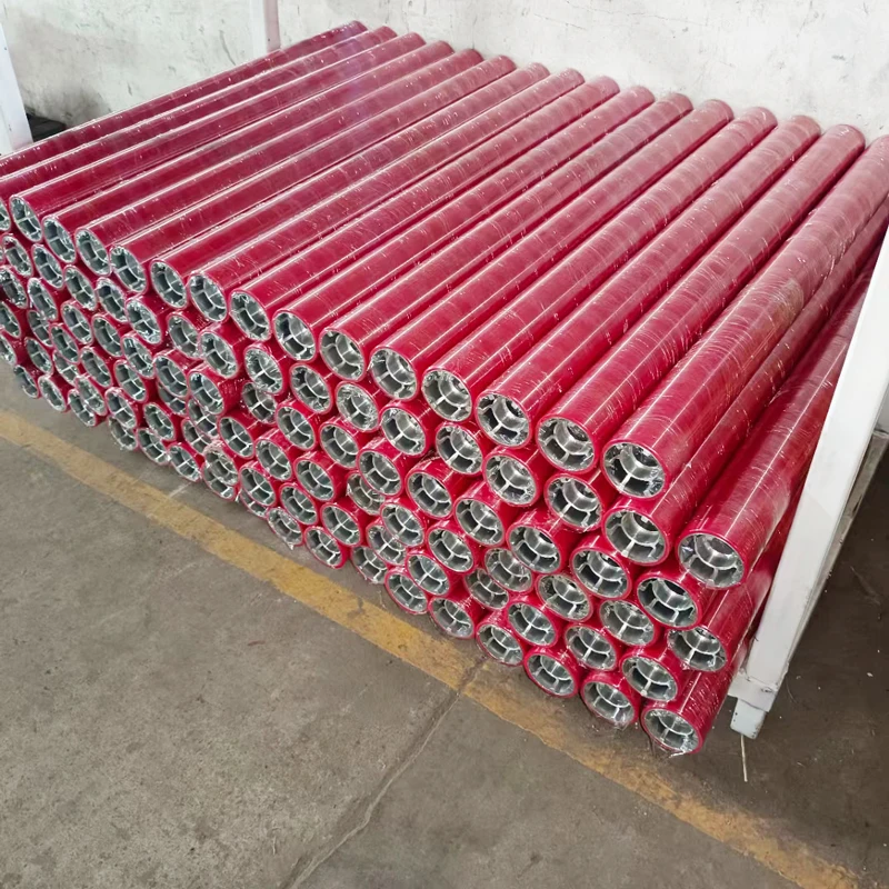 Hot selling factory supply Pu Laminating Trailer Plastic Rubber Roller