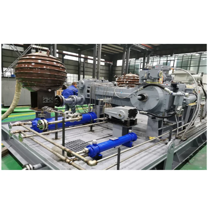 stainless steel alloy steel 2400HP High pressure hydraulic Triplex plunger pump